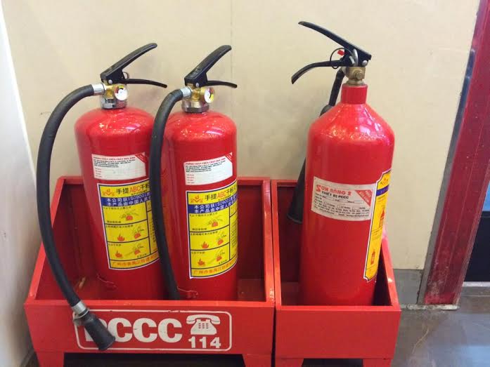 Repairing fire doors fire prevention and fighting equipment, fire extinguishers