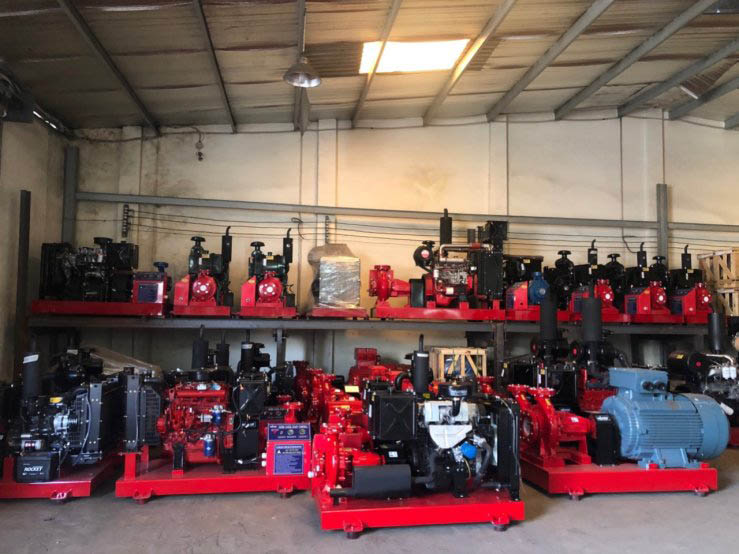 Máy bơm chữa cháy diesel Kirloska 22,5Kw-30HP