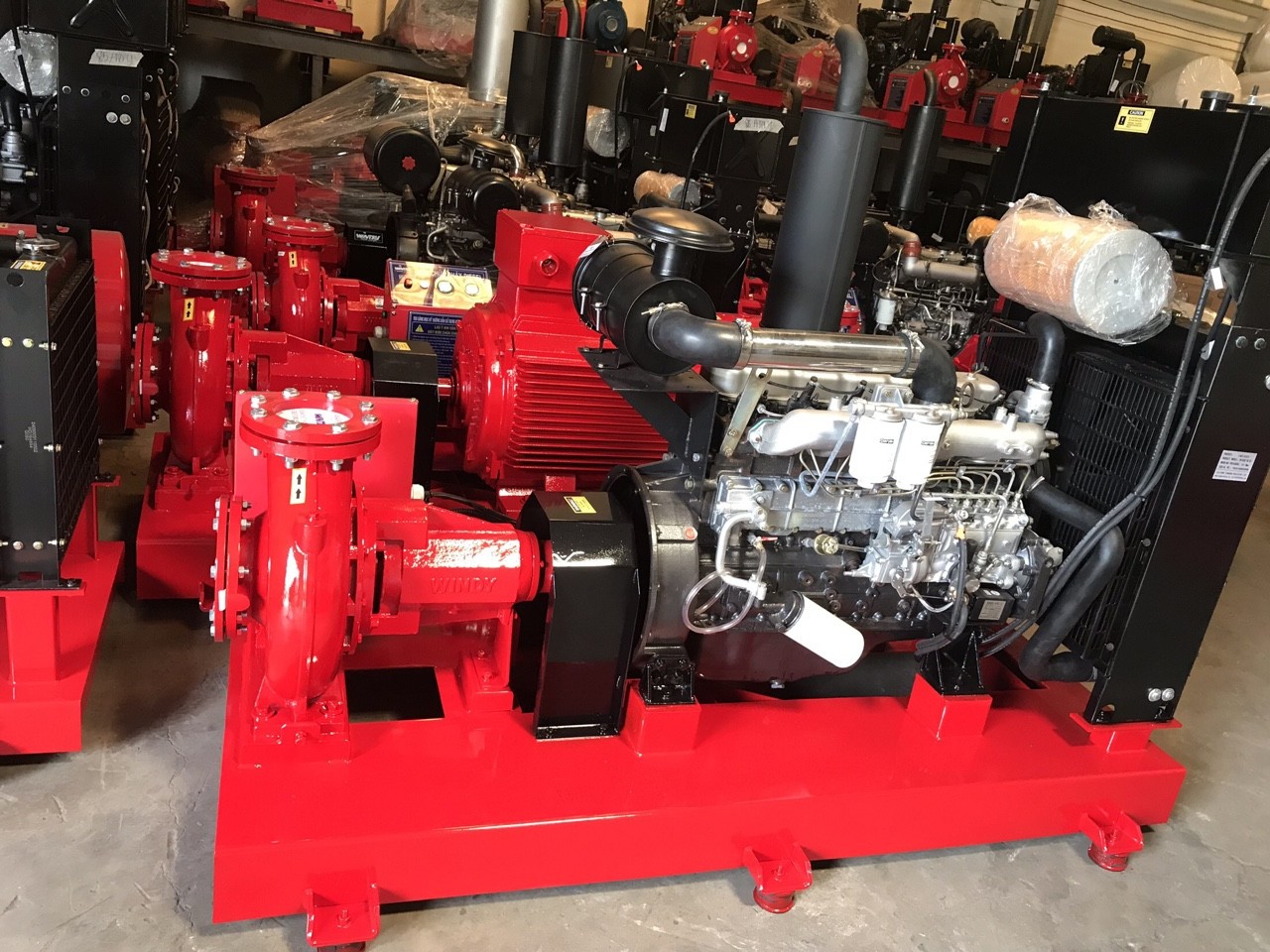 Máy bơm chữa cháy động cơ Diesel Versar